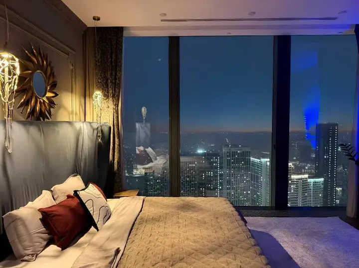 Москва: Уютная Студия Sky City Moscow 43 этаж