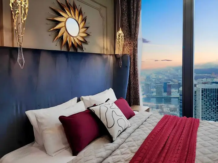 Москва: Уютная Студия Sky City Moscow 43 этаж