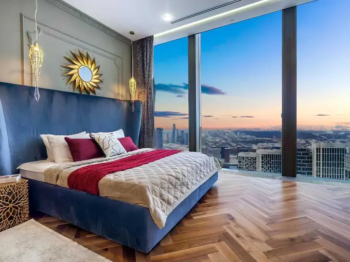 Москва: Уютная Студия Sky City Moscow 43 этаж