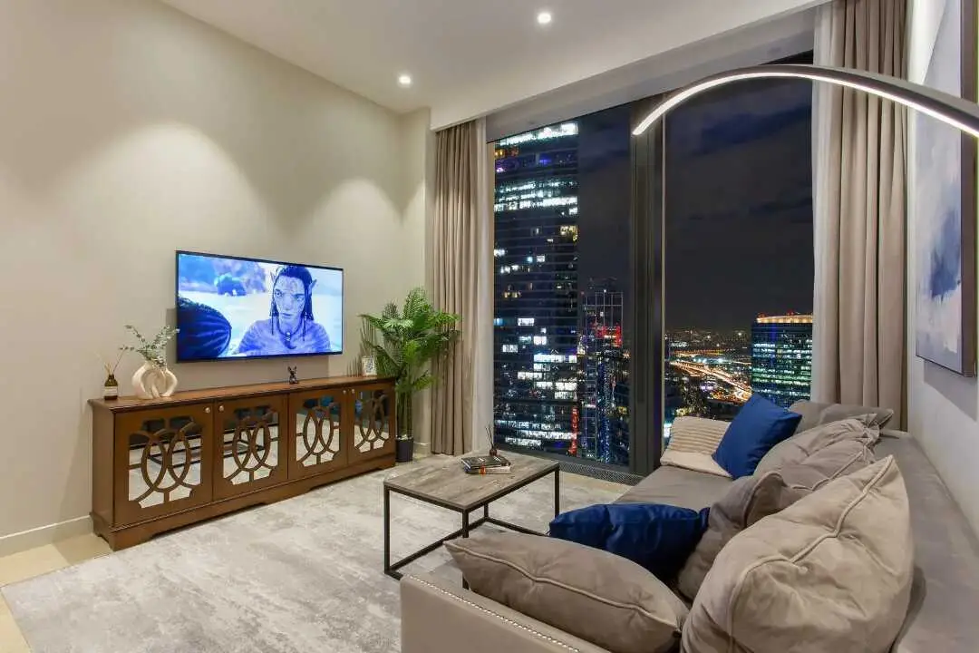 Москва: Апартаменты Sky City Moscow 62 этаж! Вид на Башни, Лужники, Парк победы и город! Очень уютный!