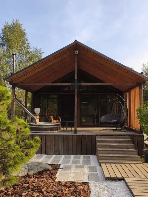 Стильный Barnhouse у леса и реки — фото 1