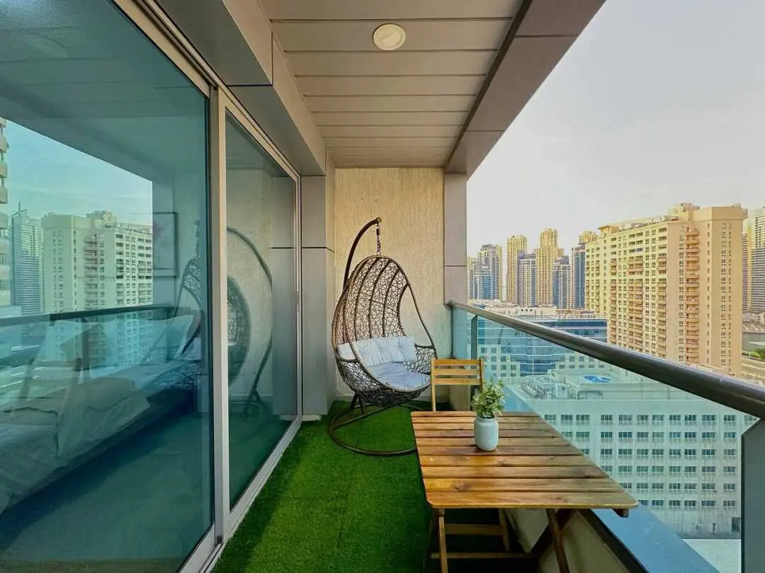 Апартаменты "For Rent Dubai Top View Studio w/ Balcony in Marina" — фото 1