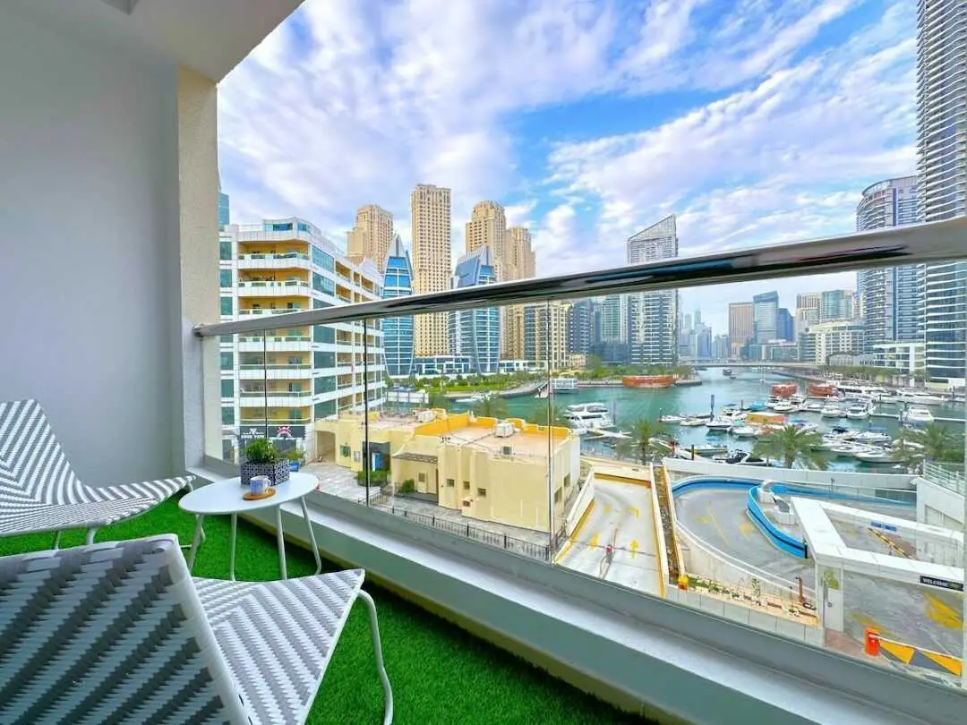 Апартаменты "For Rent Dubai First Line Canal View Studio w/ Balcony MAX 4 Pax" — фото 1