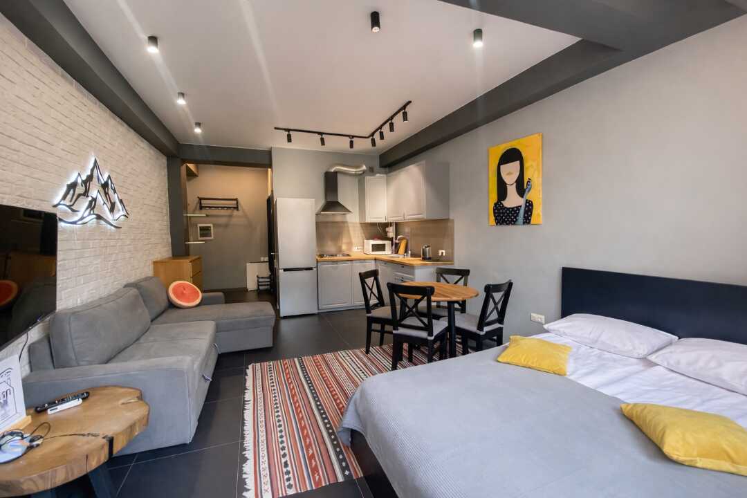 Красная Поляна: Студия в центре Поляны