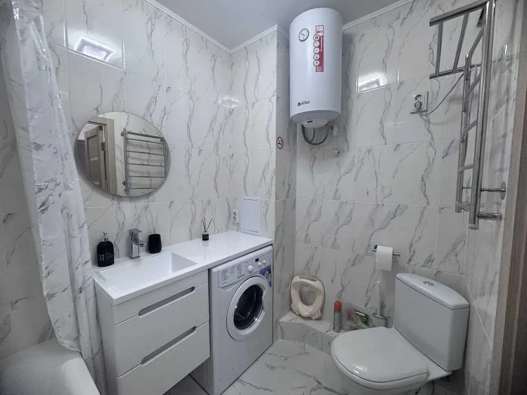 Анапа: Family Space: квартира с кухней-гостиной для семьи, вид на море и горы